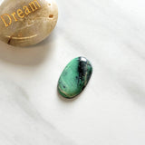 Large Sea Green Oval Crescent Lake Variscite Background
