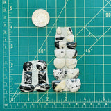 Medium White Mixed White Buffalo Dolomite, Set of 20 Dimensions
