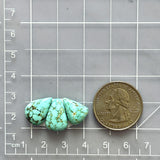 Medium Sky Blue Teardrop Namtso Lake Turquoise, Set of 3 Dimensions