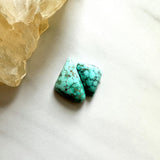 Small Sky Blue Triangle Namtso Lake Turquoise, Set of 2 Background