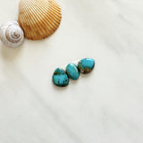 Small Sky Blue Freeform Kingman Turquoise, Set of 3 Background