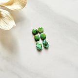 Small Lime Green Freeform Sonoran Gold Turquoise, Set of 6 Background