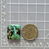 Large Sky Blue Square Treasure Mountain Turquoise Dimensions