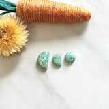 Small Sky Blue Mixed Namtso Lake Turquoise, Set of 3 Background