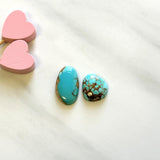 Medium Sky Blue Mixed Royston Turquoise, Set of 2 Background