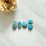 Small Sky Blue Mixed Number 8 Turquoise, Set of 5 Background