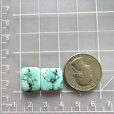 Medium Sky Blue Square Namtso Lake Turquoise, Set of 2 Dimensions