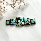 Small Sky Blue Bar Treasure Mountain Turquoise, Set of 5 Background