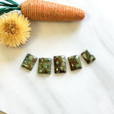 Medium Mint Green Bar Treasure Mountain Turquoise, Set of 5 Background