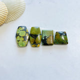 Small Bamboo Green Mixed Bamboo Mountain Turquoise, Set of 4 Background