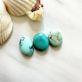 Medium Mixed Mixed Mixed Turquoise, Set of 3 Background