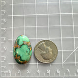 Large Sea Green Oval Treasure Mountain Turquoise Dimensions