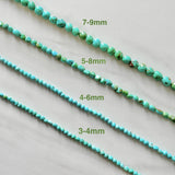 Blue Sonoran Blue Turquoise Smooth Nugget Beads
