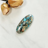 Large Sky Blue Surfboard Ithaca Peak Turquoise Background