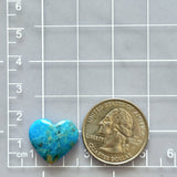 Large Sky Blue Heart Ithaca Peak Turquoise Dimensions