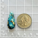 Large Sky Blue Teardrop Ithaca Peak Turquoise Dimensions
