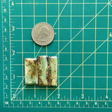 Large Sea Green Bar Crescent Lake Variscite, Set of 3 Dimensions