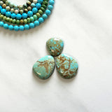 Medium Sky Blue Freeform Number 8 Turquoise, Set of 3 Background