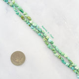Faint Green Treasure Mountain Turquoise Nugget Beads