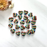10x11mm Heart Inlay, Set of 2