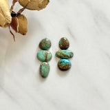 Small Mint Green Mixed Tyrone Turquoise, Set of 6 Background