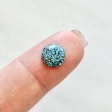 Small Sky Blue Round Lander Blue Turquoise Background