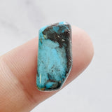 L20 x W10 x H4 Sky Blue Freeform Bisbee Turquoise Background