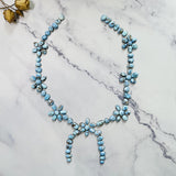 Small Sky Blue Mixed Golden Hills Turquoise, Set of 93 Background