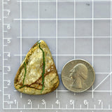 Large Sea Green Freeform Royston Turquoise Dimensions