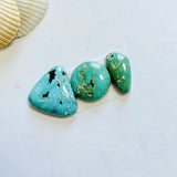 Small Mixed Mixed Carico Lake Turquoise, Set of 3 Background