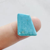 L25 x W17 x H3 Sky Blue Freeform Bisbee Turquoise Background