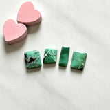 Medium Sea Green Bar Crescent Lake Variscite, Set of 4 Background