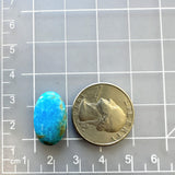 Large Sky Blue Oval Ithaca Peak Turquoise Dimensions