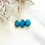 Small Sky Blue Freeform Paiute Turquoise, Set of 3 Background