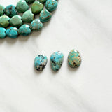 Medium Sky Blue Freeform Number 8 Turquoise, Set of 3 Background