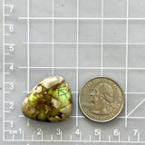 Large Earth Brown Freeform Royston Turquoise Dimensions