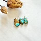 Small Sky Blue Mixed Royston Turquoise, Set of 3 Background
