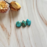 Small Sky Blue Freeform Kingman Turquoise, Set of 3 Background