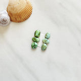 Small Lime Green Mixed Sonoran Gold Turquoise, Set of 6 Background