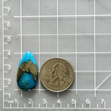 Large Ocean Blue Teardrop Ithaca Peak Turquoise Dimensions
