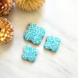 Large Sky Blue Freeform Inlay, Set of 3 Background