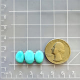 Small Sky Blue Mixed Sleeping Beauty Turquoise, Set of 3 Dimensions