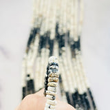 Mixed White Buffalo Dolomite Heishi Beads
