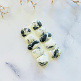 Medium White Mixed White Buffalo Dolomite, Set of 10 Background