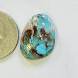 L23 x W17 x H5 Sky Blue Freeform Bisbee Turquoise Dimensions