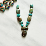Small Mixed Mixed Tyrone Turquoise, Set of 14 Background