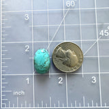Large Sky Blue Oval Yungai Turquoise Dimensions