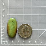 Large Mint Green Oval Crescent Lake Variscite Dimensions