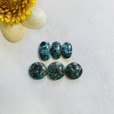 Medium Ocean Blue Mixed Yungai Turquoise, Set of 6 Background