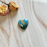 Large Sky Blue Heart Ithaca Peak Turquoise Background